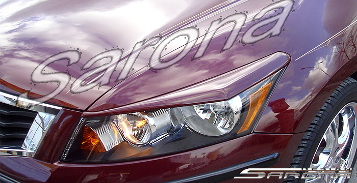 Custom Honda Accord Eyelids  Sedan (2008 - 2012) - $98.00 (Manufacturer Sarona, Part #HD-005-EL)